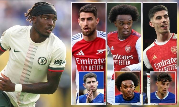 钟爱二手车？阿森纳7年从切尔西签下6人，共支付转会费1.42亿镑